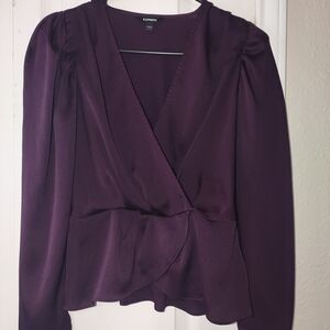 Elegant Purple Blouse